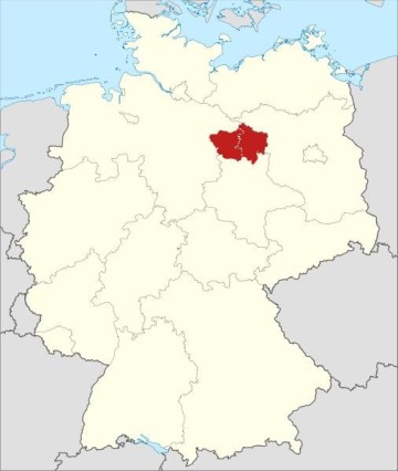 Lage der Altmark in Deutschland