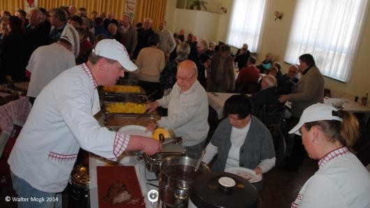 Schlachteessen 2014 in Jübar bei Wulkau 'Zur Kastanie'