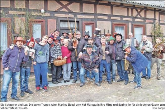 Fasslom, oder die neckische Jahreszeit, feierte ihren Höhepunkt in Gladdenstedt