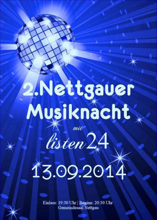 - 2. Nettgauer Musiknacht mit "listen24" -