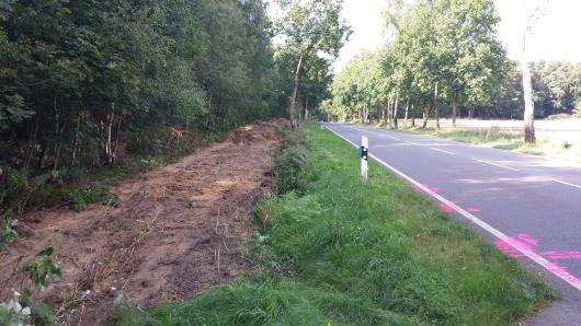 20150907 Radweg NG-GL Baubeginn