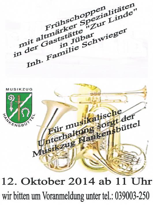 Frühschoppen im Oktober 2014
