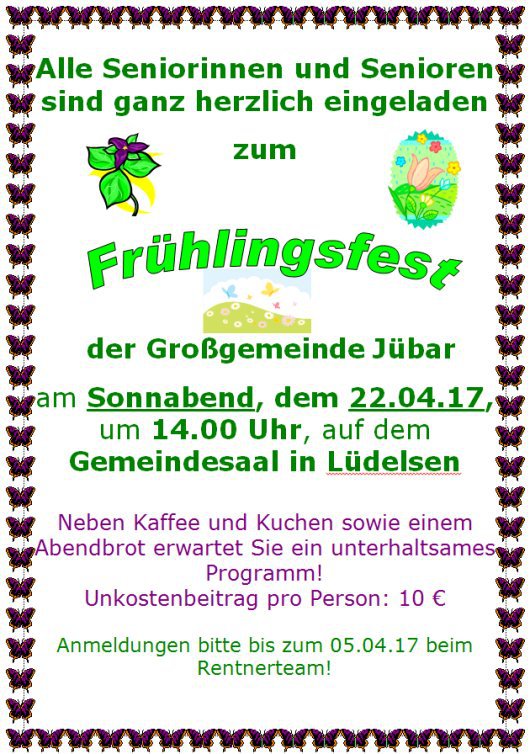 20170422 Gemeinde Senioren Frühlingsfest