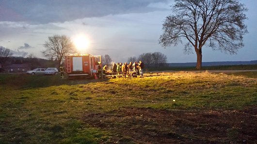 - Gemeinde Jübar - Osterfeuer in Nettgau -