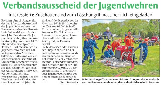 20170819 Findling - Bornsen - Jugendfeuerwehr Verbandsausscheid (von Frau Schrader)