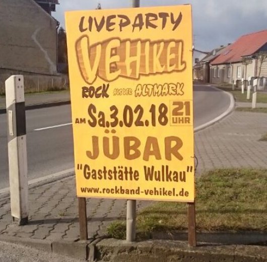 - Jübar - 'Vehikel' am 3. Februar in der 'Kastanie' -