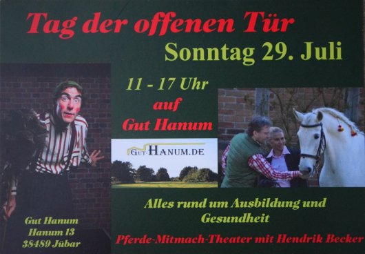 - Gut Hanum - Tag der offenen Tür am 29.07.2018 -