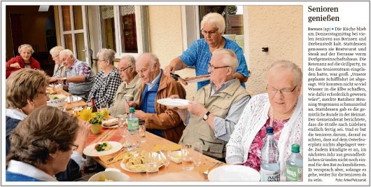20180831 Volksstimme - Bornsen - Senioren-Grillnachmittag - von Anke Pelczarski