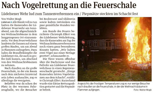 20190123 Volksstimme - Lüdelsen - Wehr lud zum Tannenverbrennen ein (von Walter Mogk)