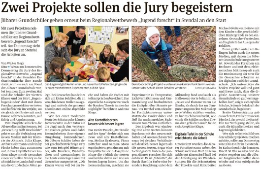 20190225 Volksstimme - Jübar - Zwei Projekte sollen die Jury begeistern (von Walter Mogk)