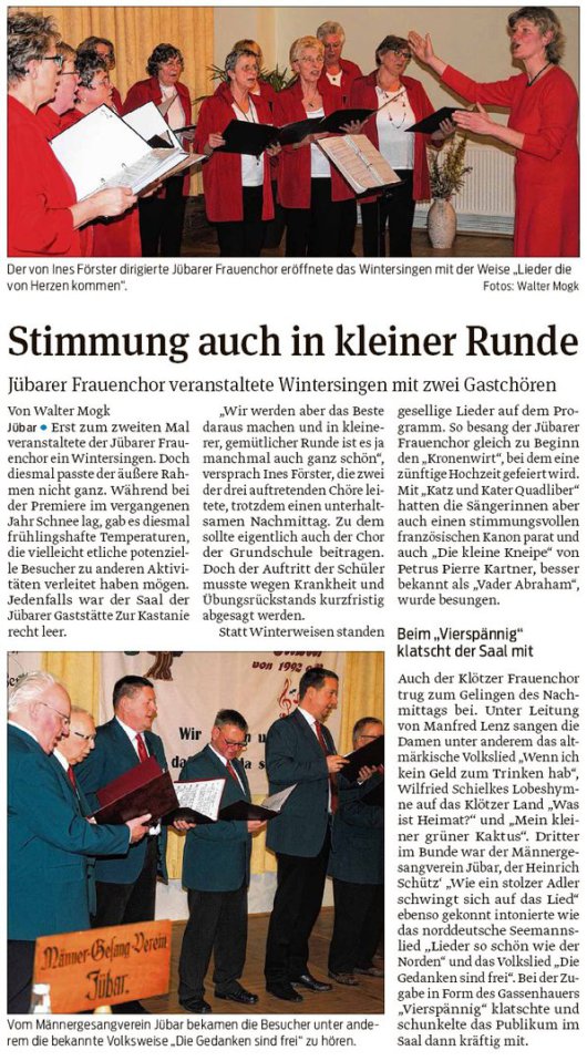 20190307 Volksstimme - Jübar - Frauenchor - Wintersingen mit zwei Gastchören (von Walter Mogk)