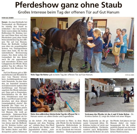 20190905 Altmark Zeitung - Hanum - Tag der offenen Tür auf Gut Hanum (Kai Zuber)