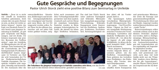 20191121 Altmark Zeitung - Gemeinde - Lohsen und Rammonat beim Seminar in Umfelde (Kai Zuber)