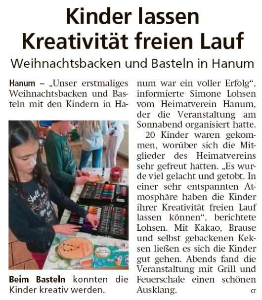 20191204 Altmark Zeitung - Hanum - Heimatverein ist auch für Kinder da (Christian Reuter)