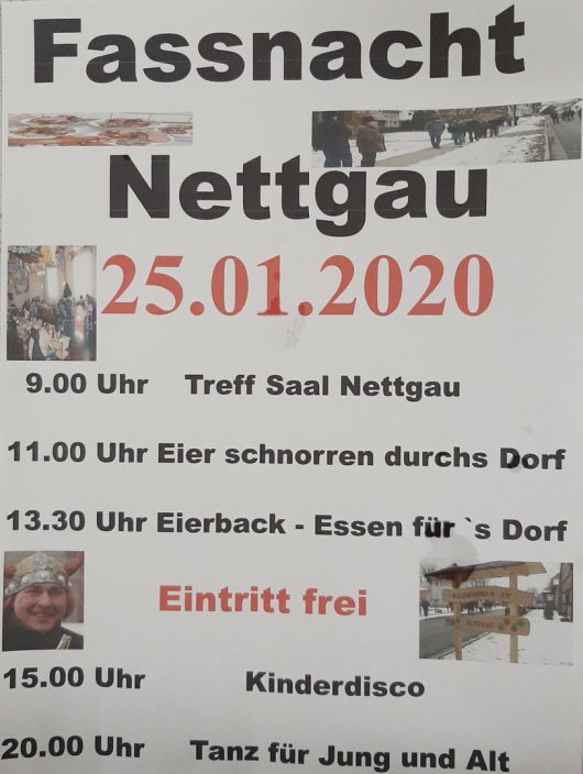 20200104 Nettgau - Fasslom - Einladung zum 25.01.2020