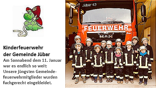 20200111 Einkleidung der Kinderfeuerwehr Jübar
