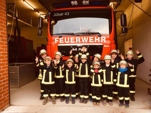 20200111 Einkleidung der Kinderfeuerwehr Jübar