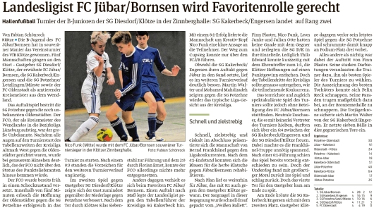 20200207 Volksstimme - Jübar - FCJB - B-Jugend gewinnt souverän Tournier (Fabian Schönrock)