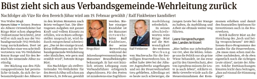 20200215 Volksstimme - Jübar-Hanum - FFW Wahlen stehen an (Walter Mogk)