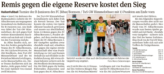 20200219 Volksstimme - Jübar - Hallenfußball Turnier der B-Junioren des FC Jübar-Bornsen (mwi)