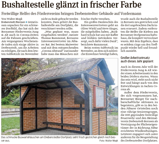 20200514 Volksstimme - Bornsen-Drebenstedt - 2019er Subbotnik beendet (Walter Mogk)