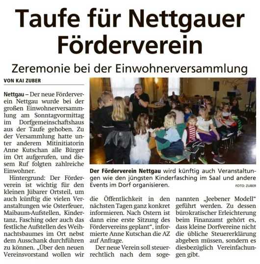 20230328 Altmark Zeitung - Nettgauer Förderverein (von Kai Zuber)