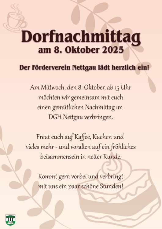 20251008 FöVNG Dorfnachmittag in Nettgau