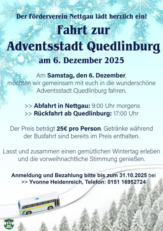 20251206 FöVNG Weihnachtsmarkt Quedlinburg