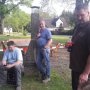 20170514 - Wendischbrome - Förderverein erstellt Sitzgruppe -